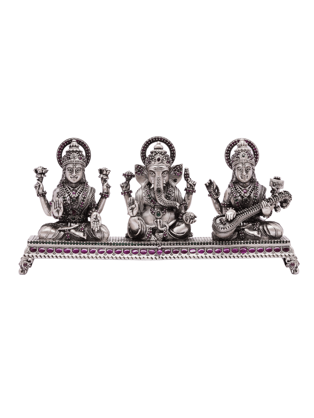 PAATA GANESHA, LAXMI & SARASWATI