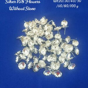 Silver 108 Flowers without Stone